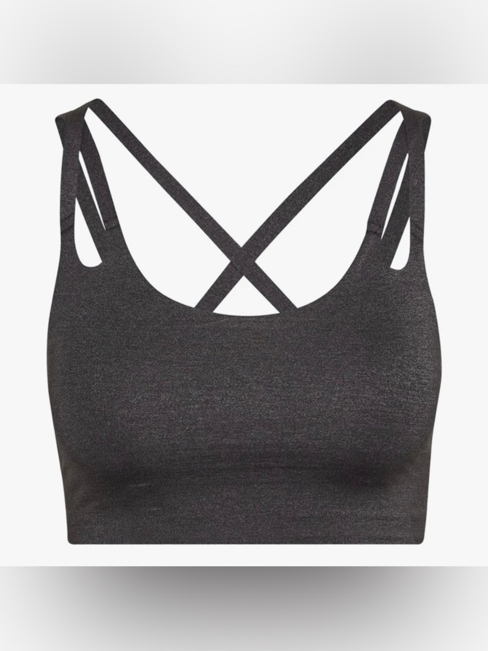 2/$30 Grey Yoga Bralette NWT